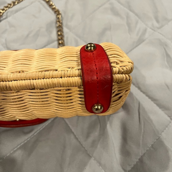 Vintage Wicker Sling Clutch Bag - Picture 5 of 8